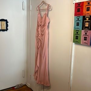Vera wang white collection size 8 pink dress